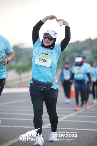 Race photo from KBP City Run 2024