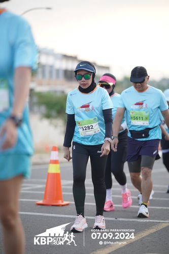 Race photo from KBP City Run 2024