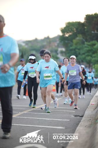 Race photo from KBP City Run 2024