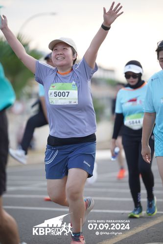 Race photo from KBP City Run 2024