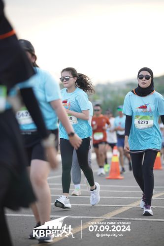 Race photo from KBP City Run 2024
