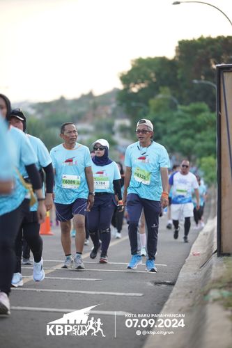 Race photo from KBP City Run 2024