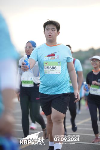 Race photo from KBP City Run 2024