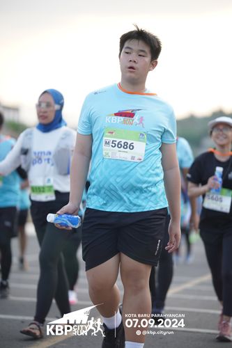 Race photo from KBP City Run 2024
