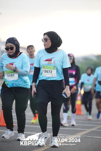 Race photo from KBP City Run 2024