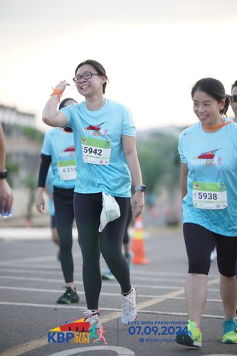 Race photo from KBP City Run 2024