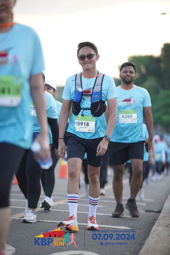 Race photo from KBP City Run 2024