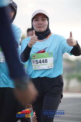 Race photo from KBP City Run 2024