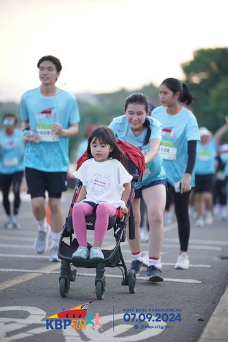 Race photo from KBP City Run 2024