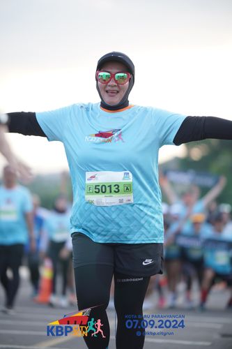 Race photo from KBP City Run 2024