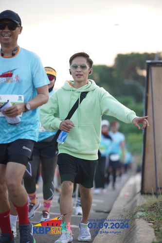 Race photo from KBP City Run 2024