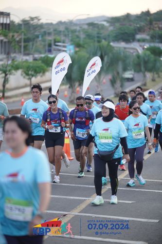 Race photo from KBP City Run 2024