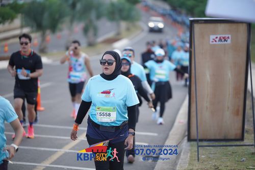 Race photo from KBP City Run 2024