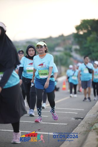 Race photo from KBP City Run 2024