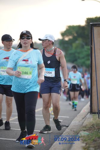 Race photo from KBP City Run 2024