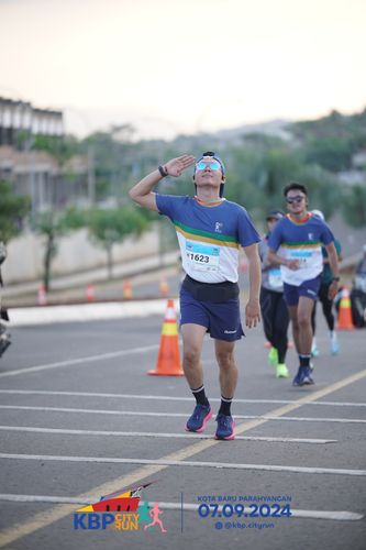 Race photo from KBP City Run 2024