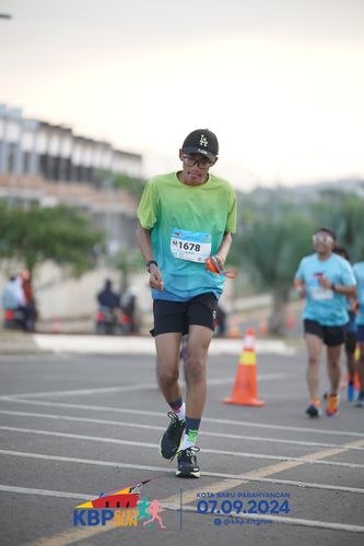 Race photo from KBP City Run 2024