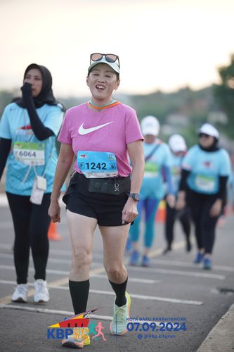 Race photo from KBP City Run 2024