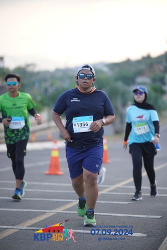 Race photo from KBP City Run 2024