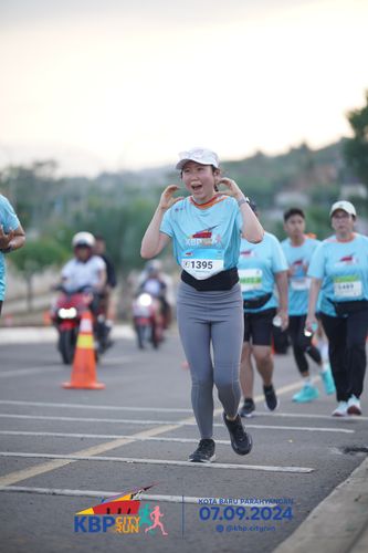 Race photo from KBP City Run 2024
