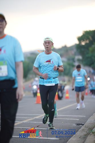 Race photo from KBP City Run 2024
