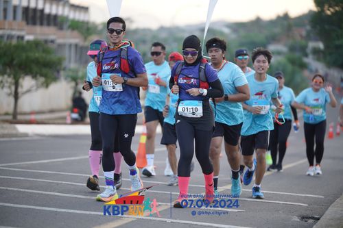 Race photo from KBP City Run 2024