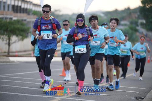 Race photo from KBP City Run 2024