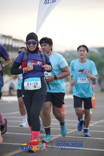Race photo from KBP City Run 2024