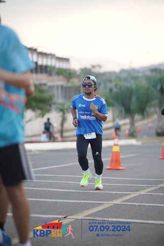 Race photo from KBP City Run 2024