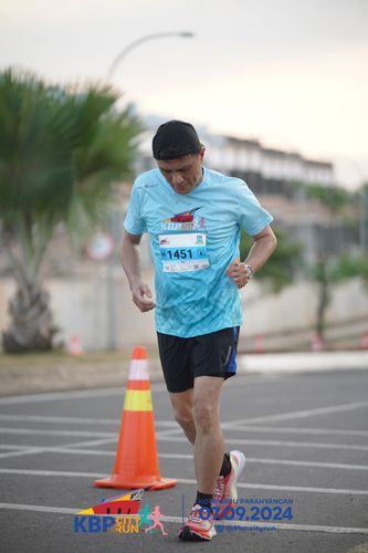 Race photo from KBP City Run 2024