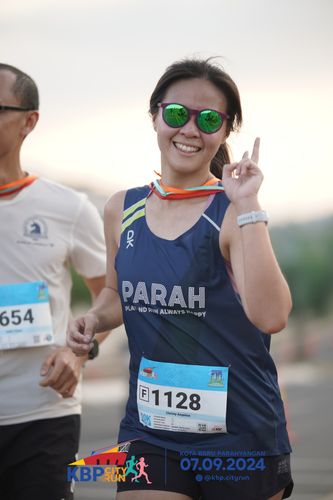Race photo from KBP City Run 2024