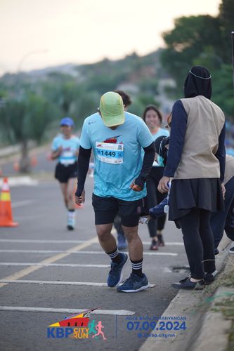 Race photo from KBP City Run 2024