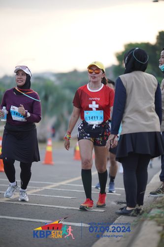 Race photo from KBP City Run 2024