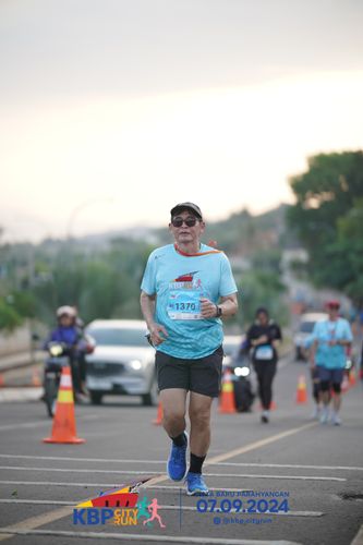 Race photo from KBP City Run 2024