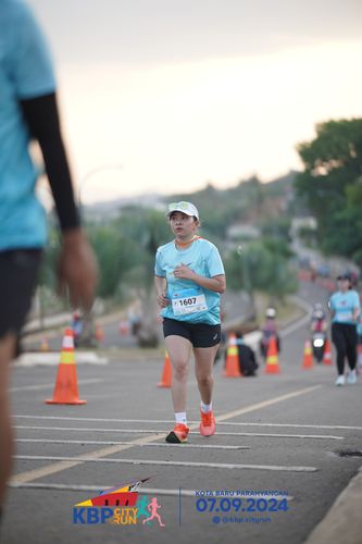 Race photo from KBP City Run 2024