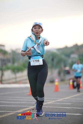 Race photo from KBP City Run 2024