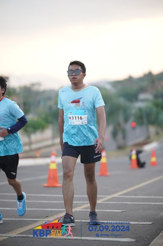 Race photo from KBP City Run 2024