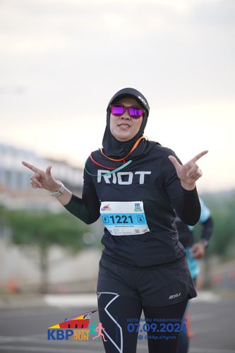 Race photo from KBP City Run 2024