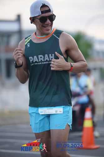 Race photo from KBP City Run 2024