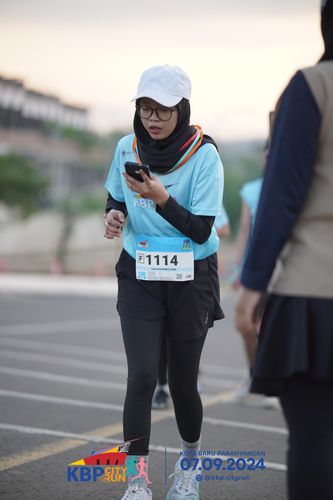 Race photo from KBP City Run 2024
