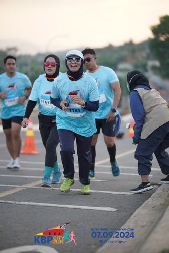Race photo from KBP City Run 2024