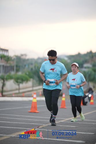 Race photo from KBP City Run 2024