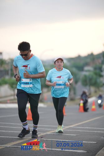 Race photo from KBP City Run 2024