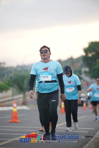 Race photo from KBP City Run 2024