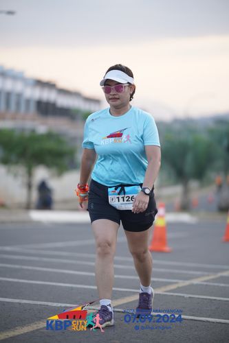 Race photo from KBP City Run 2024
