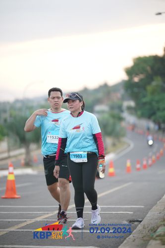 Race photo from KBP City Run 2024