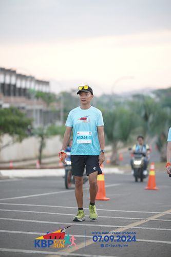 Race photo from KBP City Run 2024