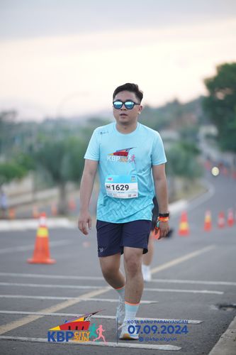 Race photo from KBP City Run 2024