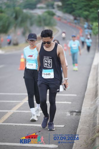 Race photo from KBP City Run 2024