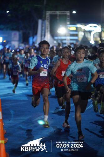Race photo from KBP City Run 2024